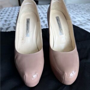 Brian Atwood patent leather pumps